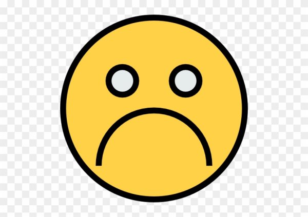 Грустный смайлик