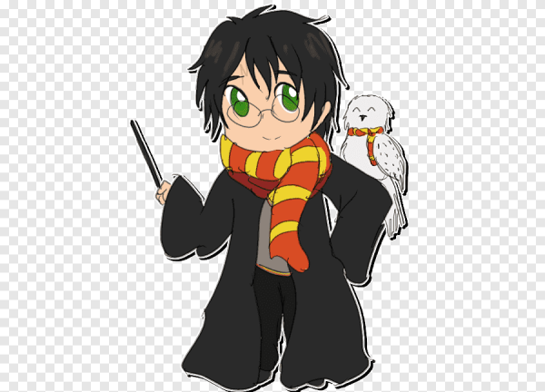 Гарри Поттер на прозрачном фоне