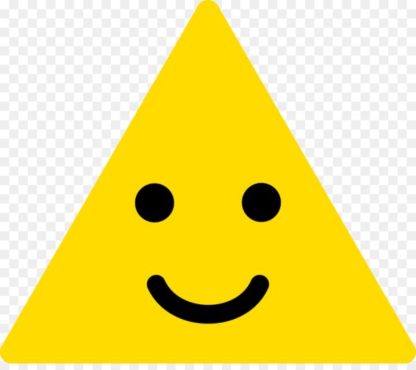 Белый треугольник на черном фоне