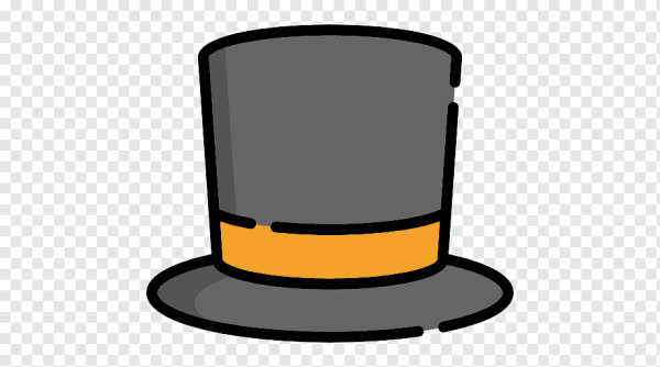 Эмодзи цилиндр шляпа