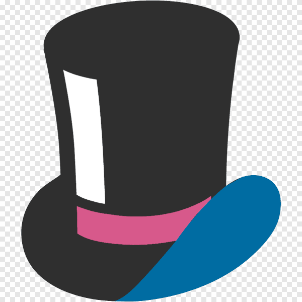 Эмодзи шляпа Top hat