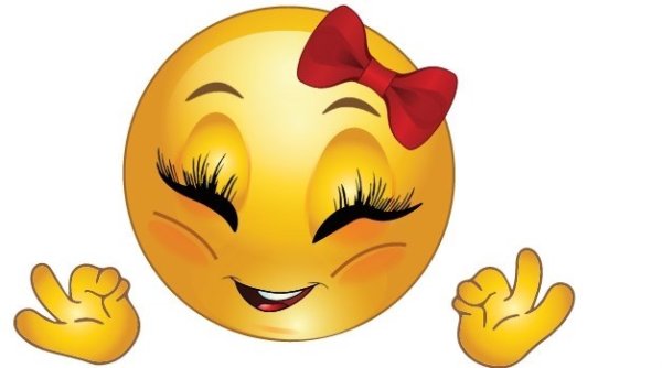 Смайлик девочка