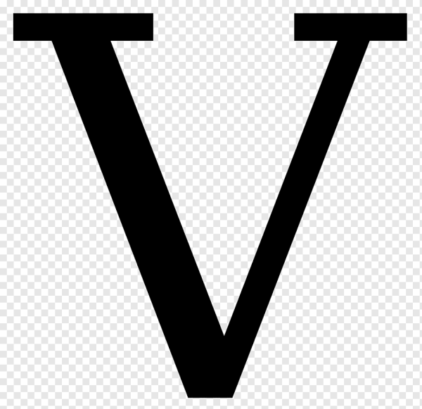 Буква v