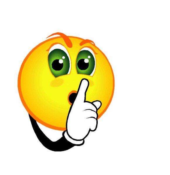 Смайлик тише на черном фоне