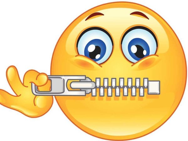 Смайл рот на замок