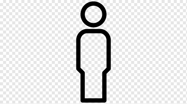 Иконка человечек без фона