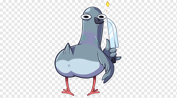 Смешные мультяшные голуби