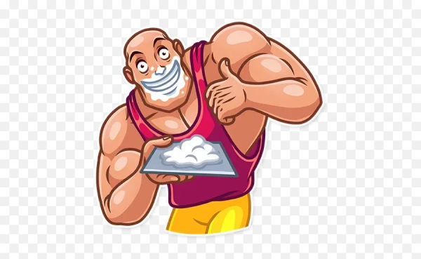 Наклейка качок