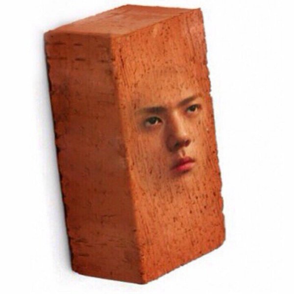 Кирпич с глазами