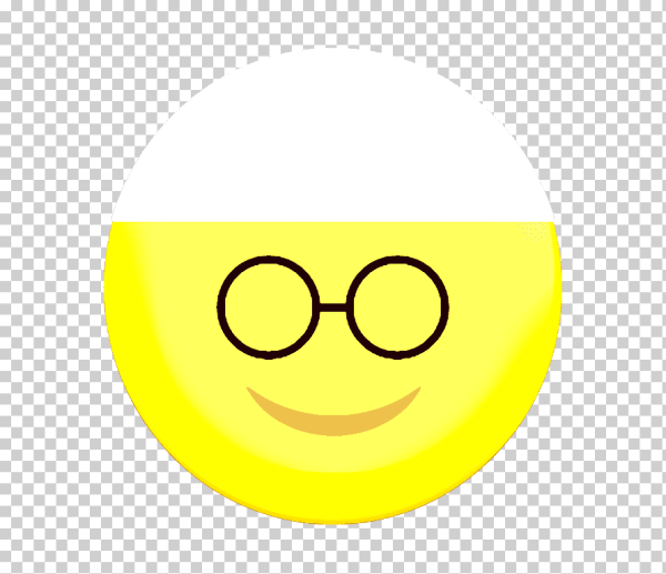 Смайлик в очках и маске