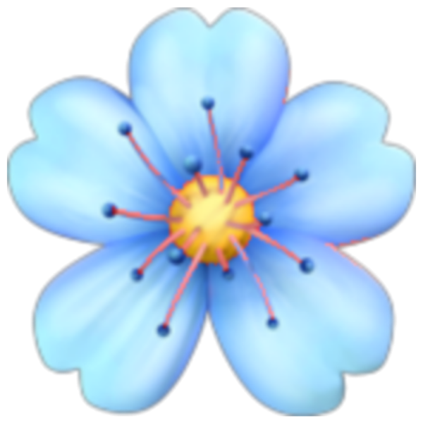 Стикер цветочек