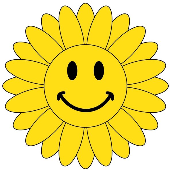 Цветочек улыбается