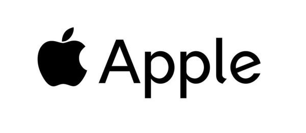 Логотип Apple с надписью