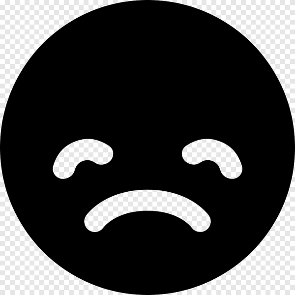 Черное лицо ЭМОДЖИ