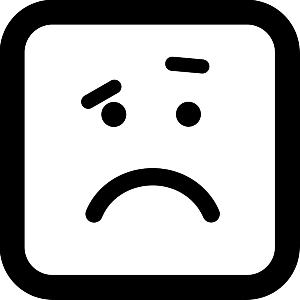 Квадрат смайлик пустой