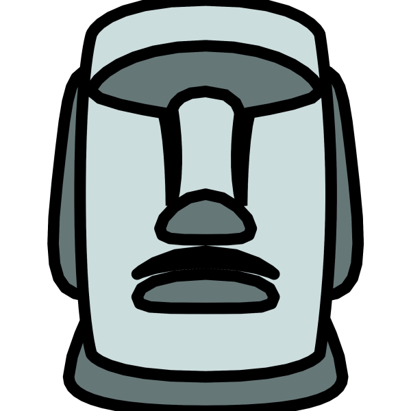 Стикеры ВК Каменное лицо