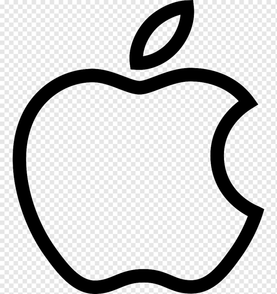 Яблоко на белом фоне