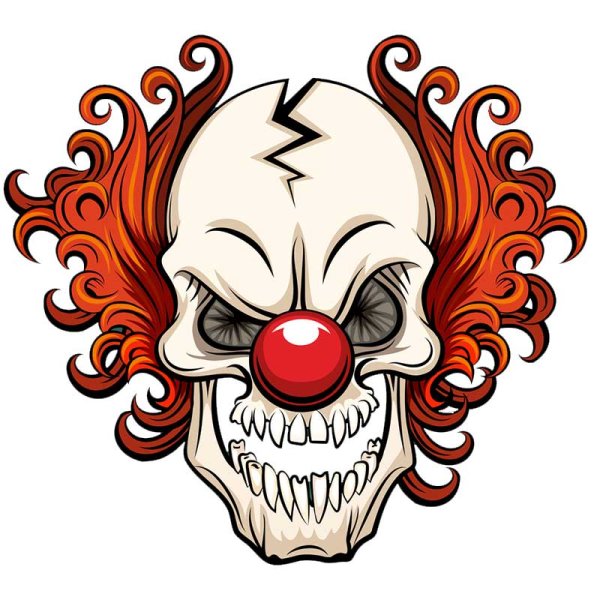 Клоун рисунок