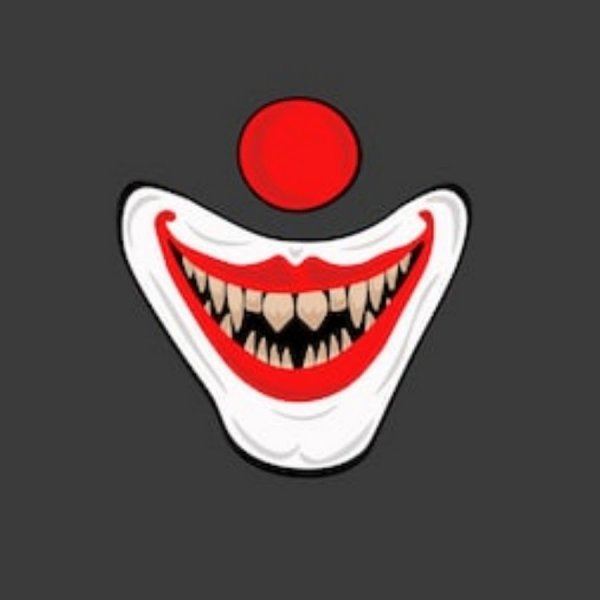 Улыбка клоуна вектор