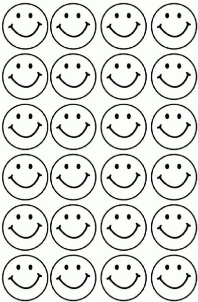 Смайлики шаблоны для печати