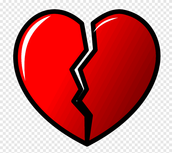 Разбитое сердечко символ