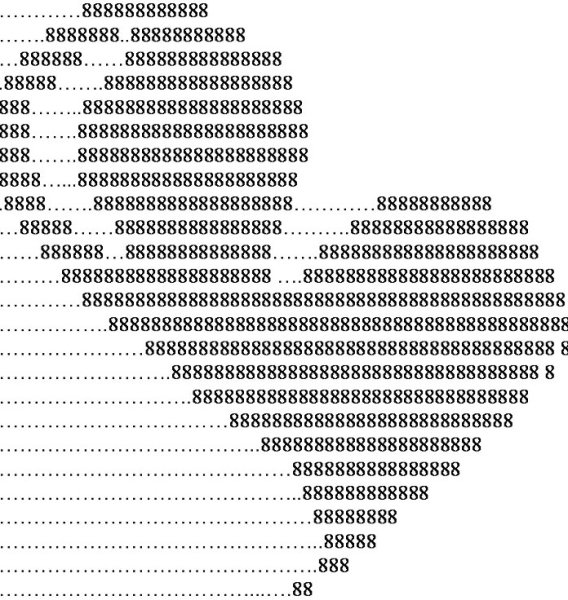 Красивые символы рисунки