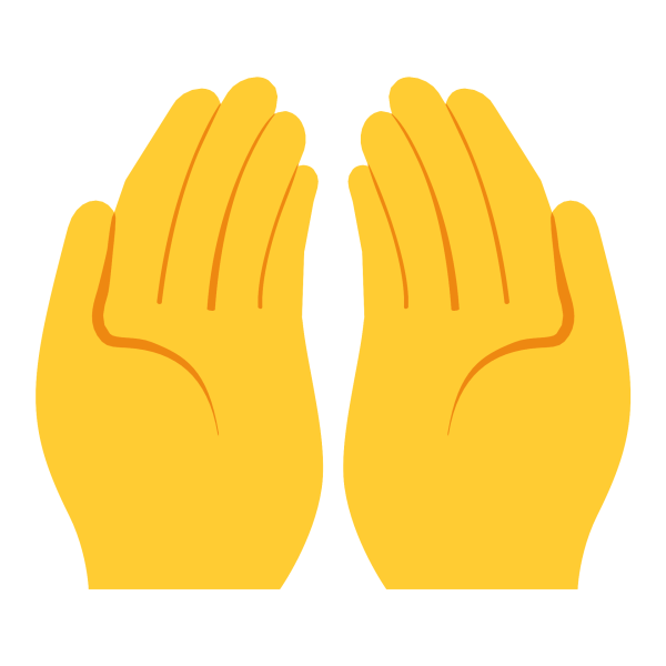 Две ладони вместе