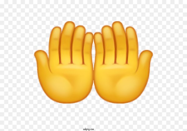 Смайл с двумя ладонями