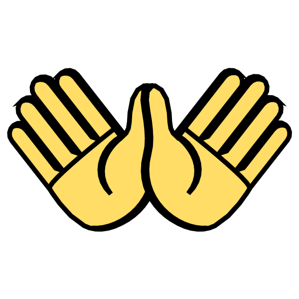 Смайлик руки вверх