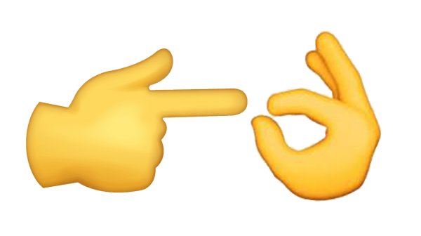 Эмодзи жесты руками