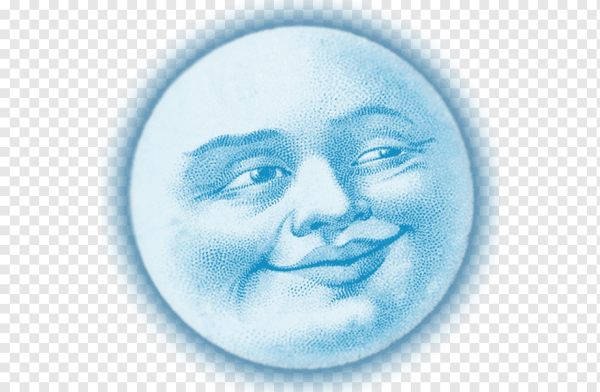 Голубая Луна смайлик