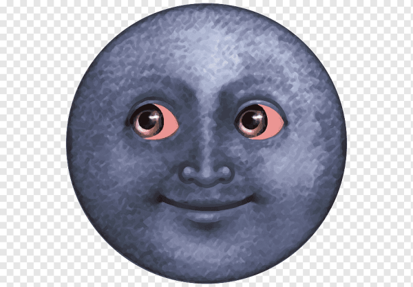 Луна насильница смайлик