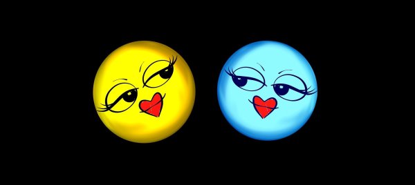 Смайл на черном фоне