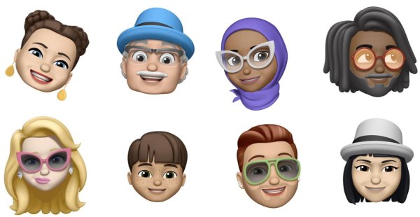 Смайлы людей в айфон