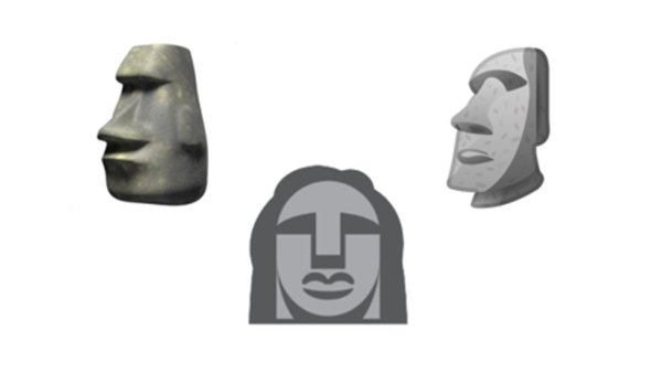 Моаи Стоун ЭМОДЖИ