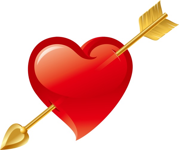 Сердце пронзенное стрелой