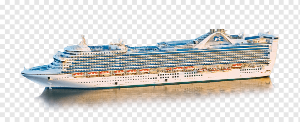 Круизный лайнер вид сбоку