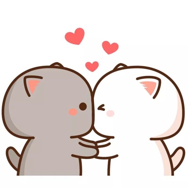 Любовь и котики Стикеры