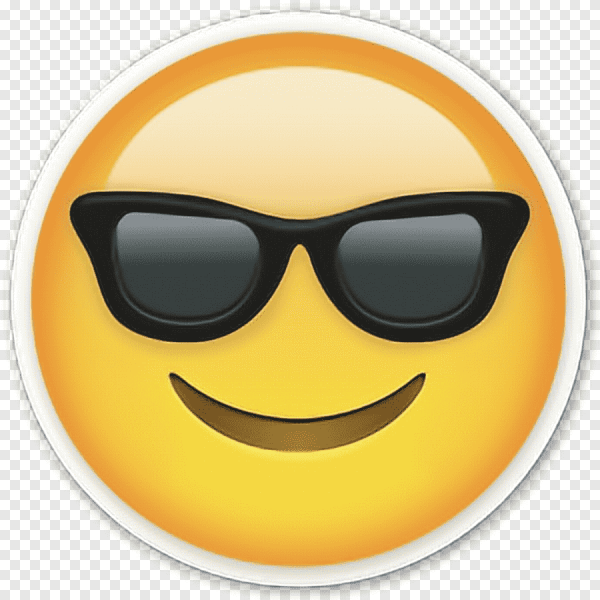 Смайл в черных очках