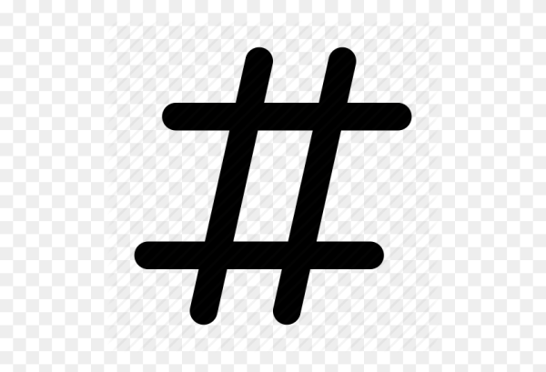 Решетка хештег