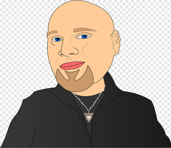 Бородатый мужчина на прозрачном фоне