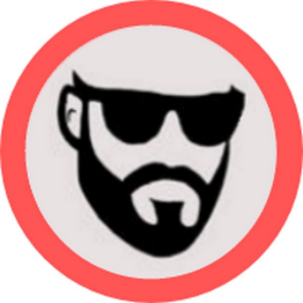 Силуэт бородатого мужчины