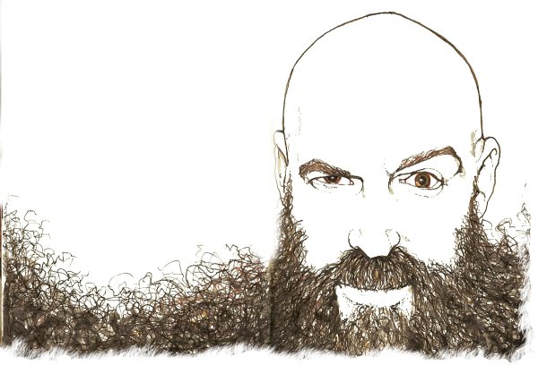 Прикольные бороды с узорами