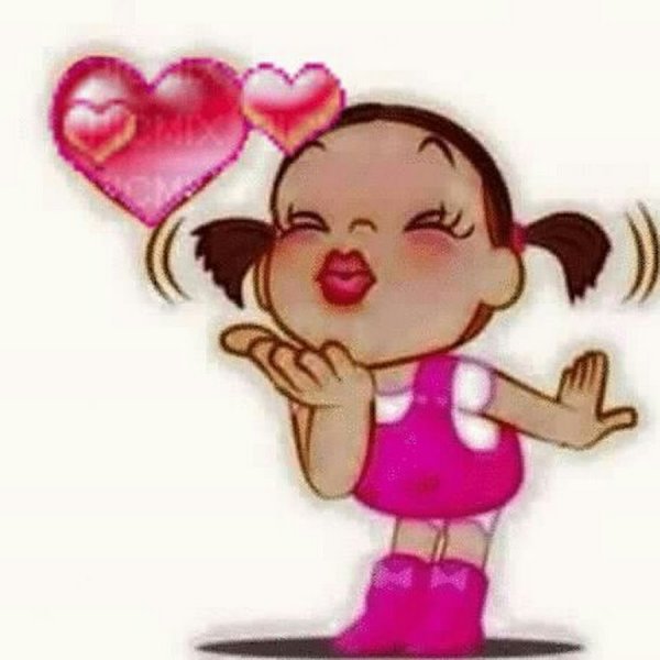 Стикер воздушный поцелуй