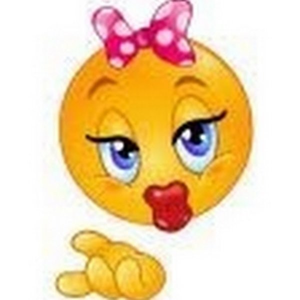 Воздушный поцелуй смайлик