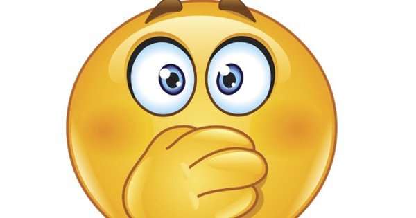 Испуганный смайлик для детей