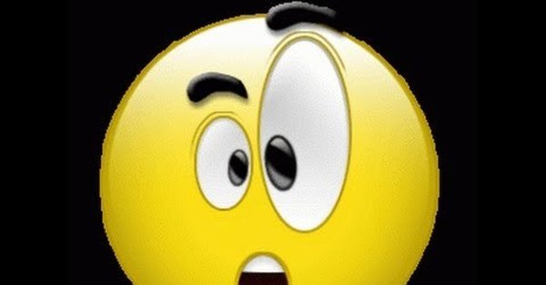 Смайл с удивленными глазами