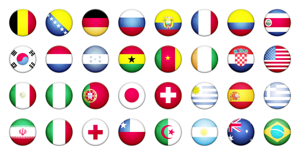 Круглые флаги