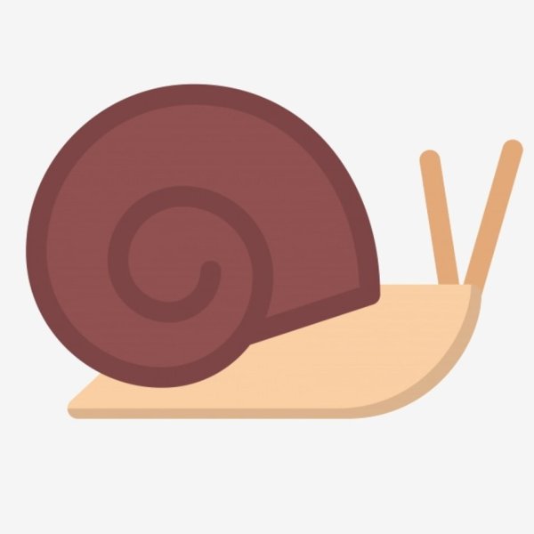 Flat иллюстрации улитка