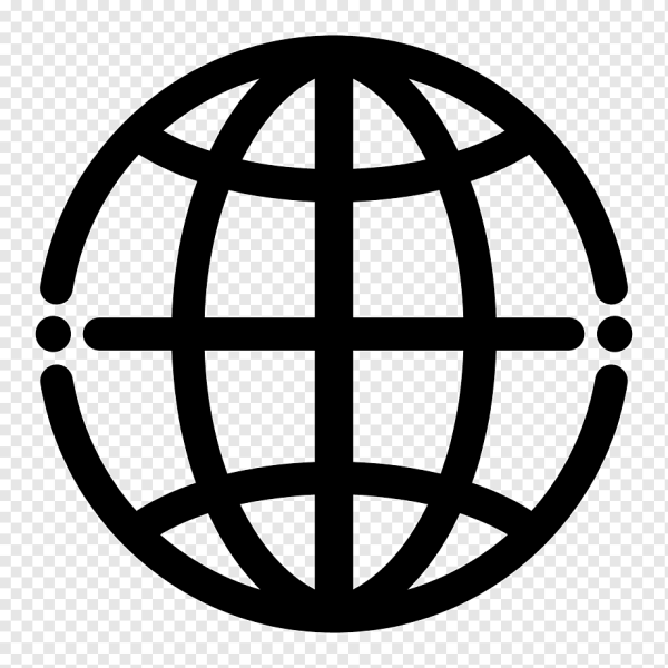 Значок интернета земля